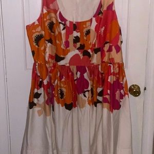 Calvin Klein Floral skater dress with pockets!!
